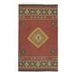 Surya Jewel Tone JT-1033 5" x 8" Red, Navy, Camel and Rust Area Rug, , large