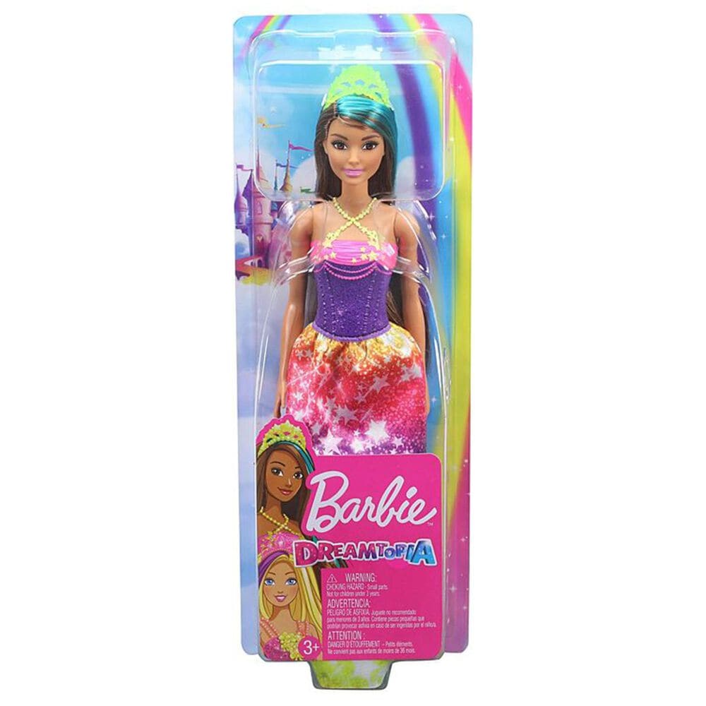 Mattel Barbie Dreamtopia Princess Doll Brunette with Blue Hairstreak, , large