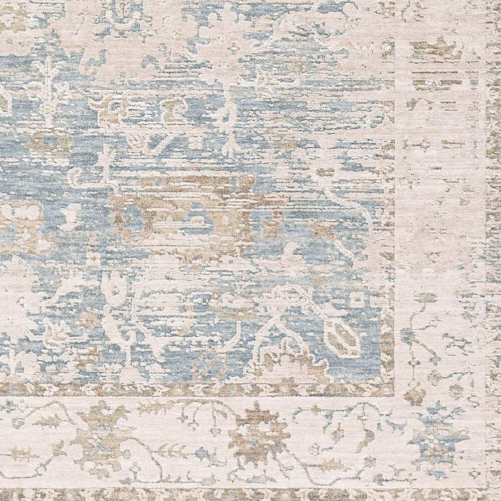 Jaipur Zarif Lupine Tan and Blue 6' x 9' Area Rug, , large
