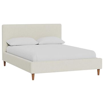 Style Expressions Auremo Queen Platform Bed in Sheepskin Natural, , large