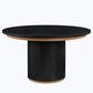 Steve Silver Magnolia Pedestal Dining Table in Black, , large