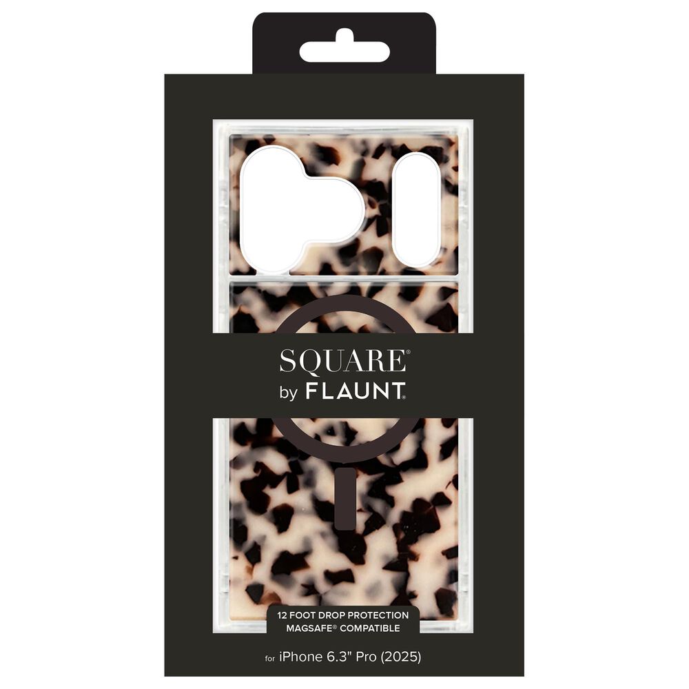 Case-Mate Square MagSafe Case for iPhone 17 Pro in Blonde Tortoise Shell, , large