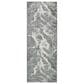 Feizy Azure Gray and Blue 2"10" x 7"10" Runner, , large