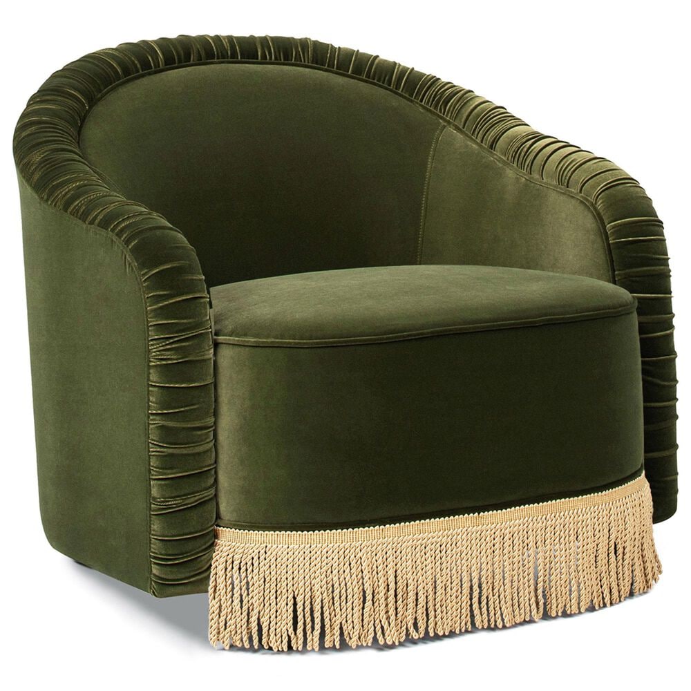 Jennifer Taylor Home Serena Barrel Accent Chair in Olive Green, , large