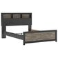 Ashley Broachmyn Queen LED Bookcase Bed in Black and Gray, , large