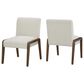 Martin Svensson Home 5-Piece Dining Set in White and Brown, , large