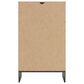 Ashley Deanlow 5-Drawer Chest in Honey Brown and Dark Pewter, , large