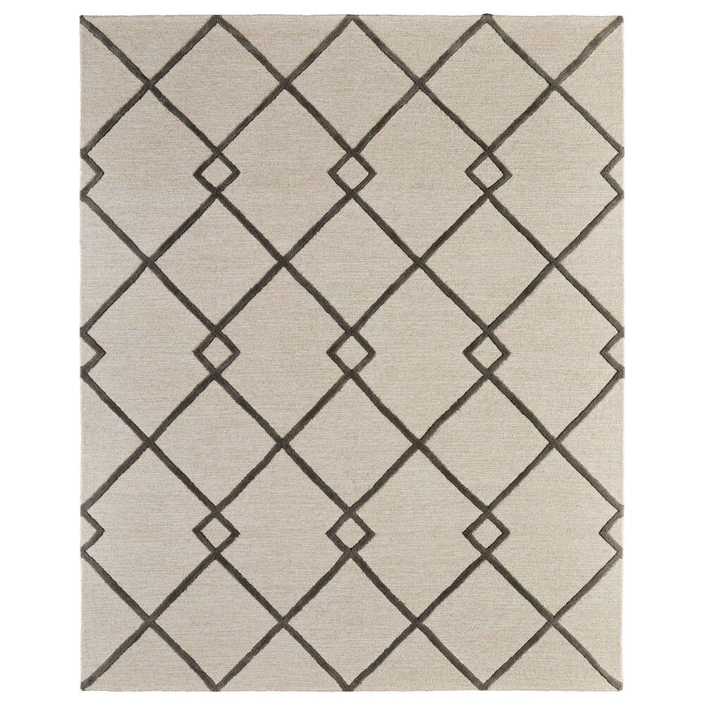Feizy Kimball Ivory, Gray and Tan 3"6" x 5"6" Area Rug, , large