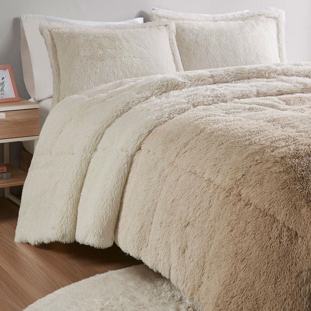 Hampton Park Brielle 3-Piece Full/Queen Comforter Mini Set in Natural, , large