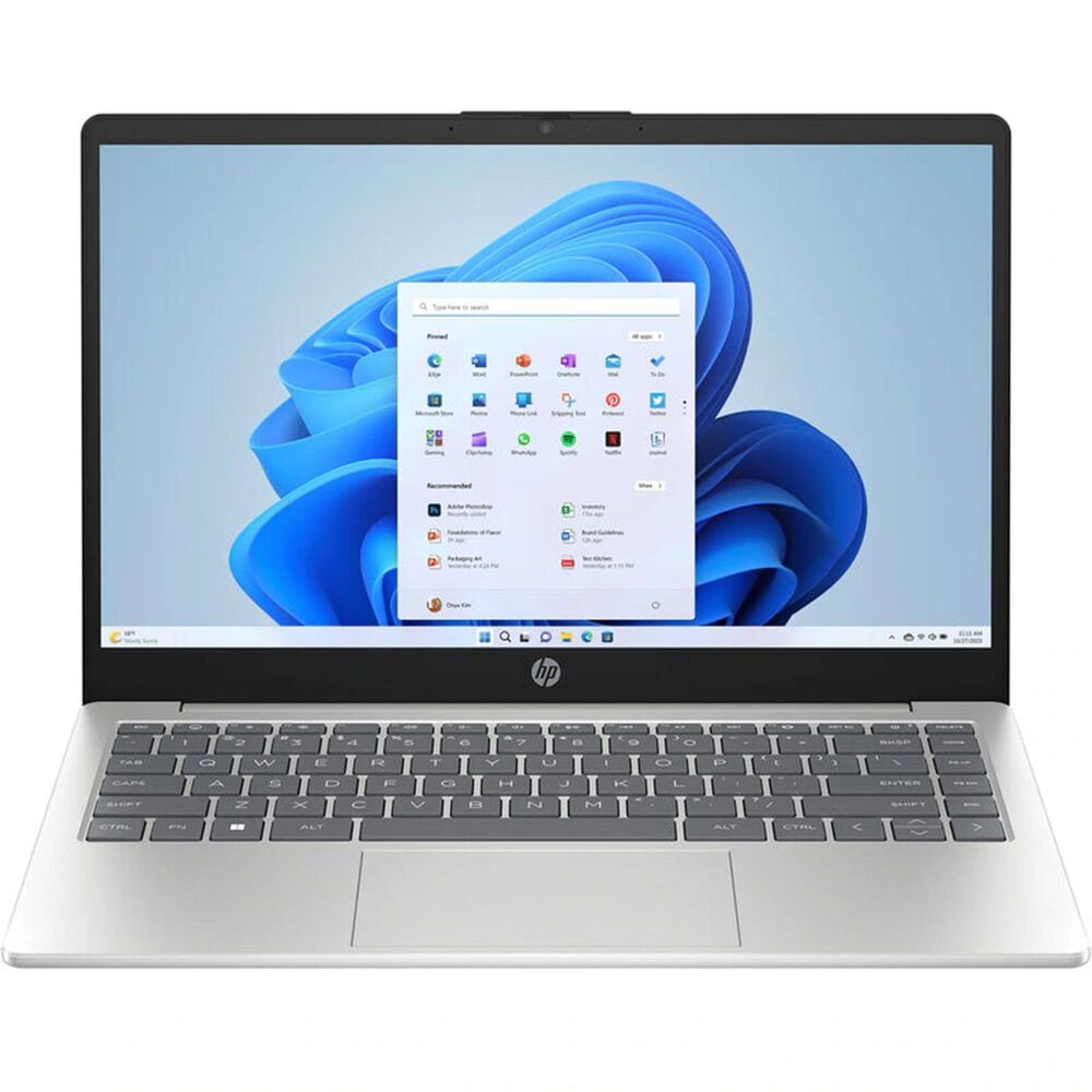 HP 14" Laptop | AMD Ryzen 3 7320U - 8GB RAM - AMD Radeon Graphics - 512GB SSD in Natural Silver, , large