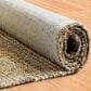 L&R Resources Natural Fiber Braided 2"6" x 7"9" Spa Blue, Tan and Aqua Blue Runner, , large