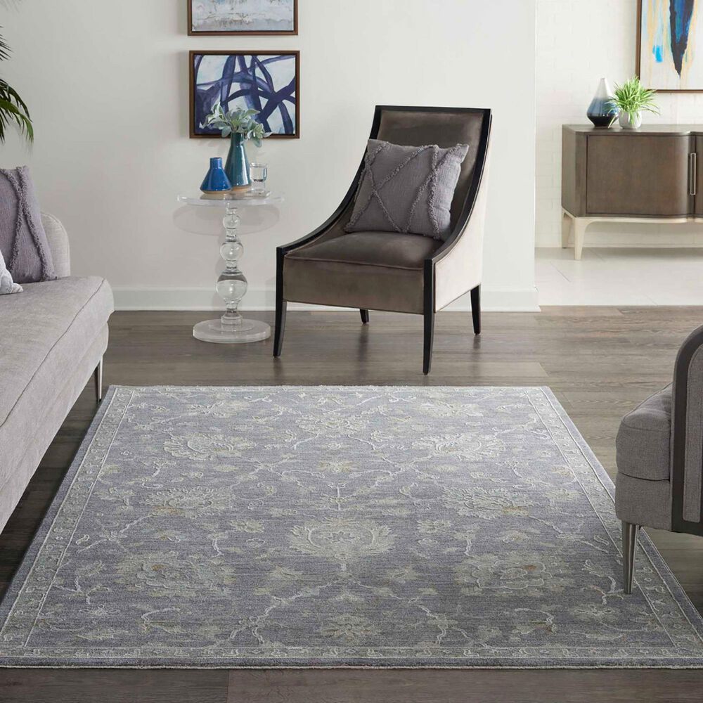 Nourison Infinite 5&#39;3&quot; x 7&#39;8&quot; Charcoal Area Rug, , large