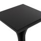 Linden Boulevard Dylan Sculptural Pedestal End Table in Black, , large