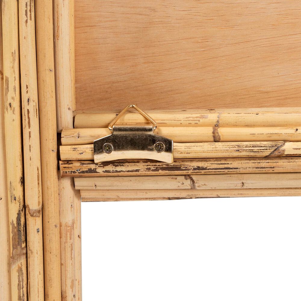 Baxton Studio Seana King Panel Headboard in Honey, , large