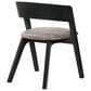 Armen Living Jackie Dining Chair in Black, , large