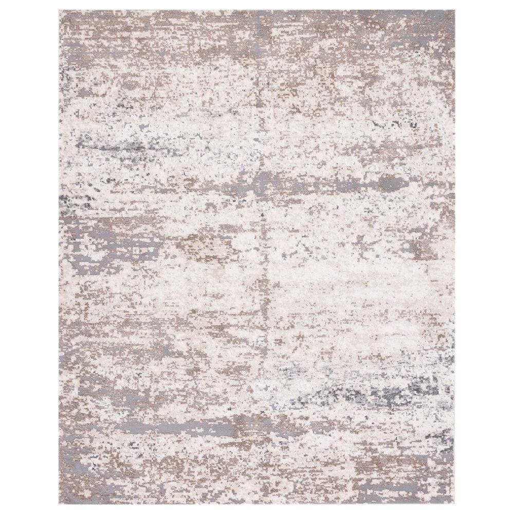 Safavieh Aston ASN799 9" x 12" Ivory and Grey Area Rug, , large