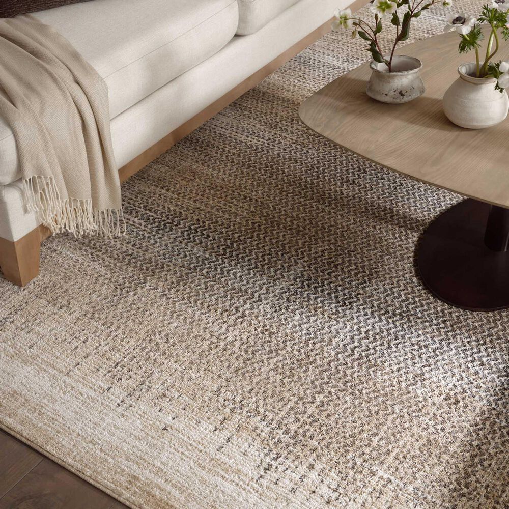 Loloi Wyatt 7&#39;6&quot; x 10&#39; Stone and Beige Area Rug, , large