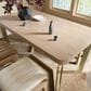 Hooker Furniture Banyon Bay Gathering Dining Table in Desert Oak and Brushed Brass - Table Only, , large