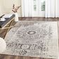 Safavieh Evoke EVK260T-5 5"1" x 7"6" Ivory/Black Area Rug, , large