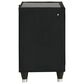 Pacific Landing Lorient 2 Drawer LED Nightstand in Black with AC Outlets and USB Ports, , large