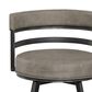 Steve Silver Gene Swivel Counter Stool in Charcoal, , large