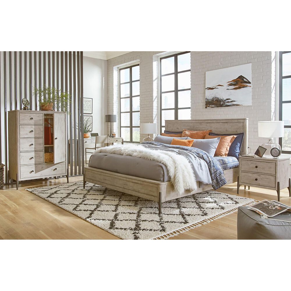 Riva Ridge Zane 2-Drawer Nightstand in Parchment, , large