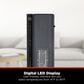 Pelonis 22" Ceramic Tower Dual Flex Heater with Thermostat in Black, , large