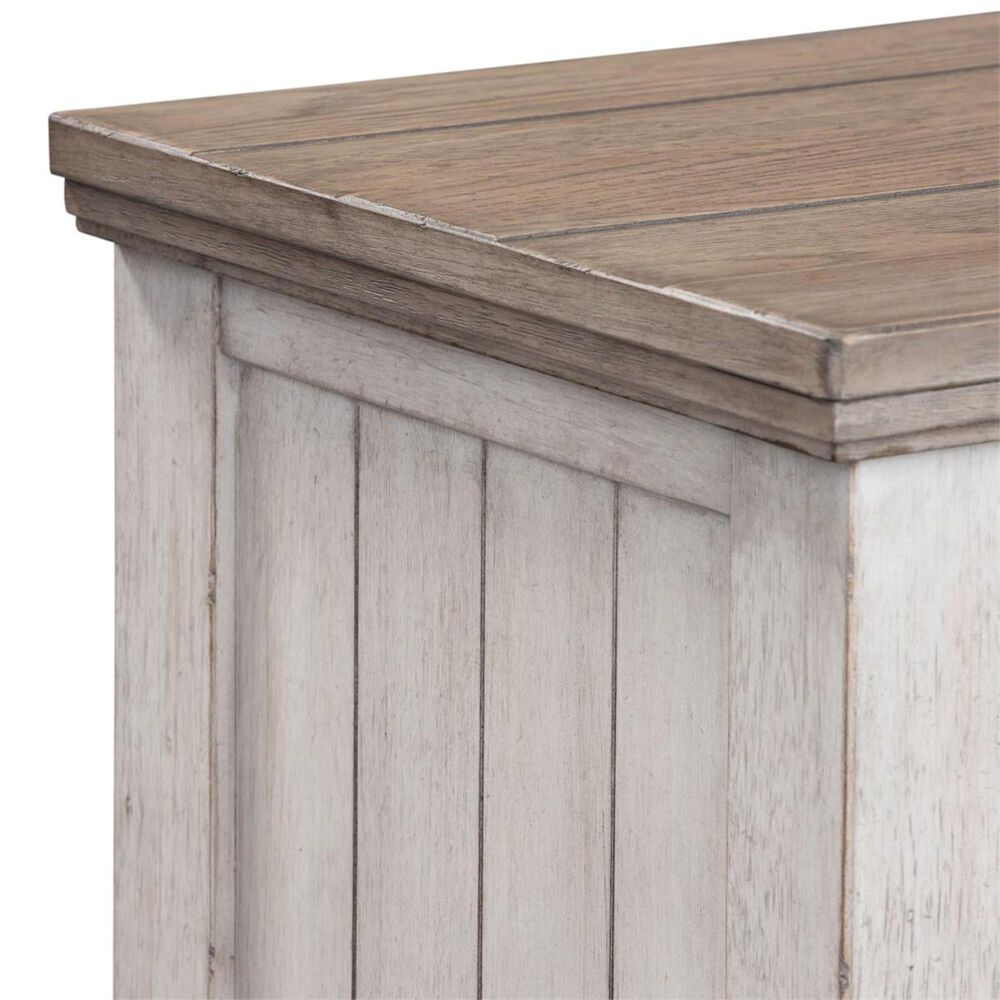 Belle Furnishings Heartland 4-Piece King Bedroom Set in Antique White, , large