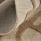 Feizy Kimball Ivory, Brown and Tan 3"6" x 5"6" Area Rug, , large