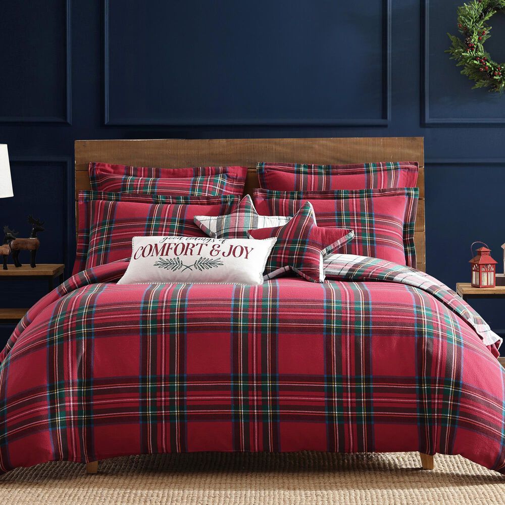 Levtex Spencer 3-Piece Full/Queen Comforter Set in Red, Green, White and Blue, , large