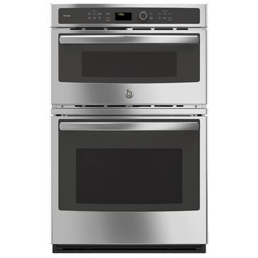 GE Profile 27" Built-In Combination Convection Microwave and Convection Wall Oven in Stainless Steel, , large