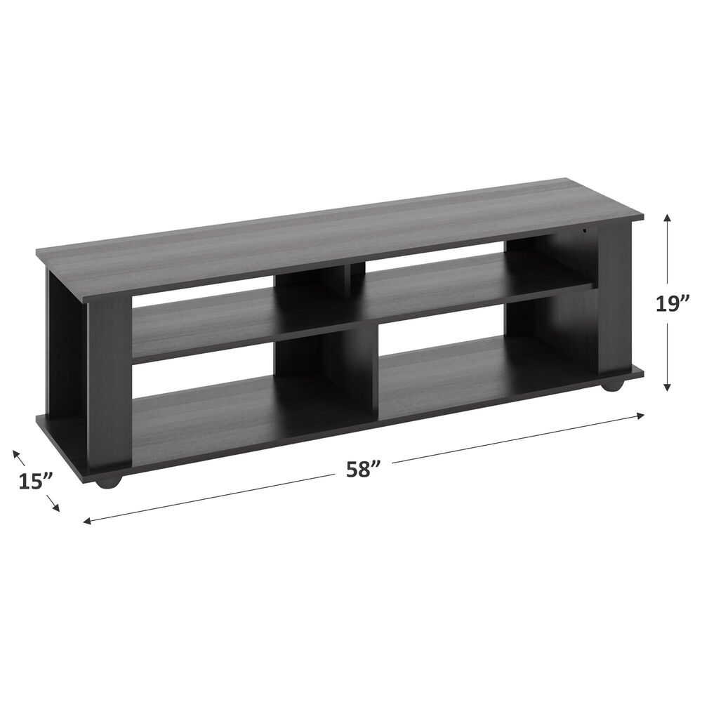 CorLiving Bakersfield 58&quot; TV Stand in Black, , large