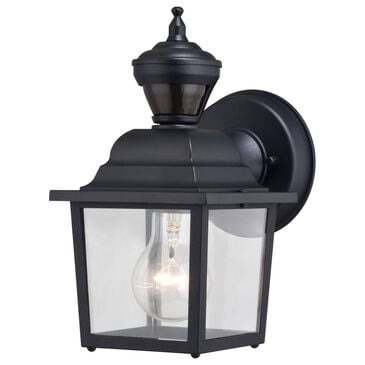 Vaxcel Bedford 5.25" 1-Light Outdoor Motion Sensor Wall Sconce in Textured Black, , large