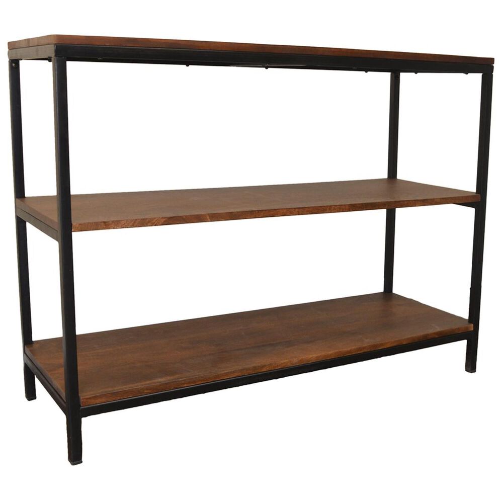 Carolina Cottage Brayden Console Table in Chestnut and Black, , large