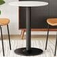 Zuo Modern Alto Bistro Table in White/Black, , large