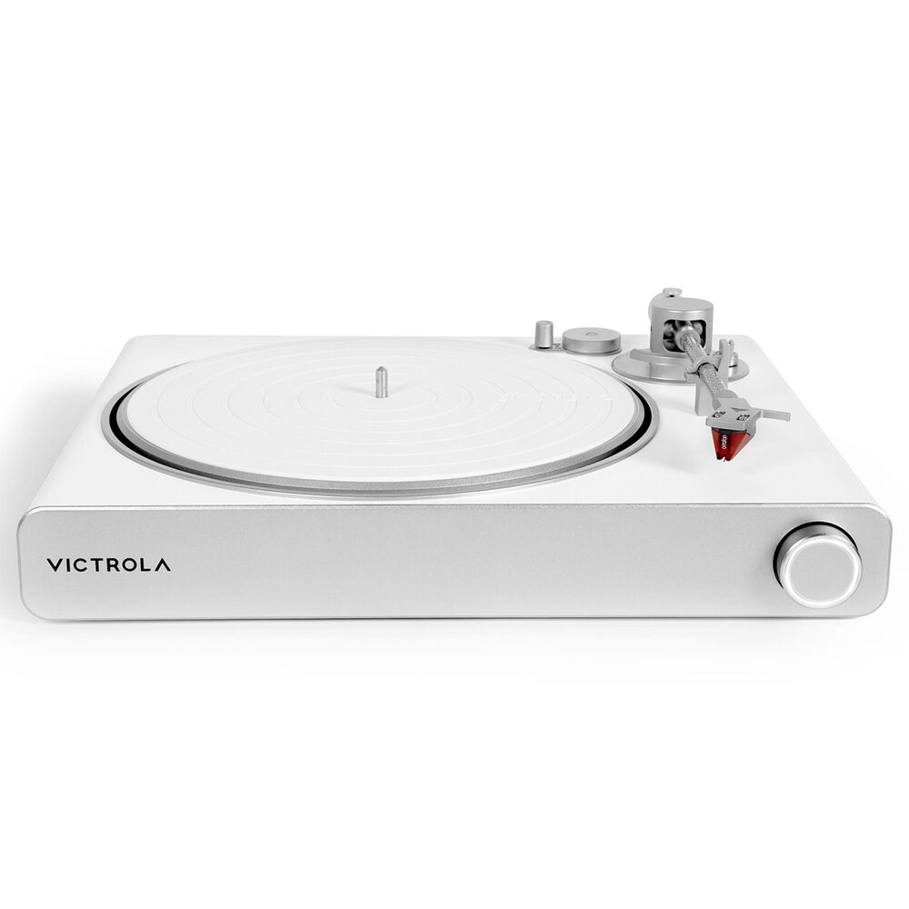 Victrola Stream Pearl Wi-Fi Bluetooth Turntable in White and Silver, , large
