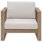 Linon Home Decor Silas Patio Arm Chair in Beige, , large