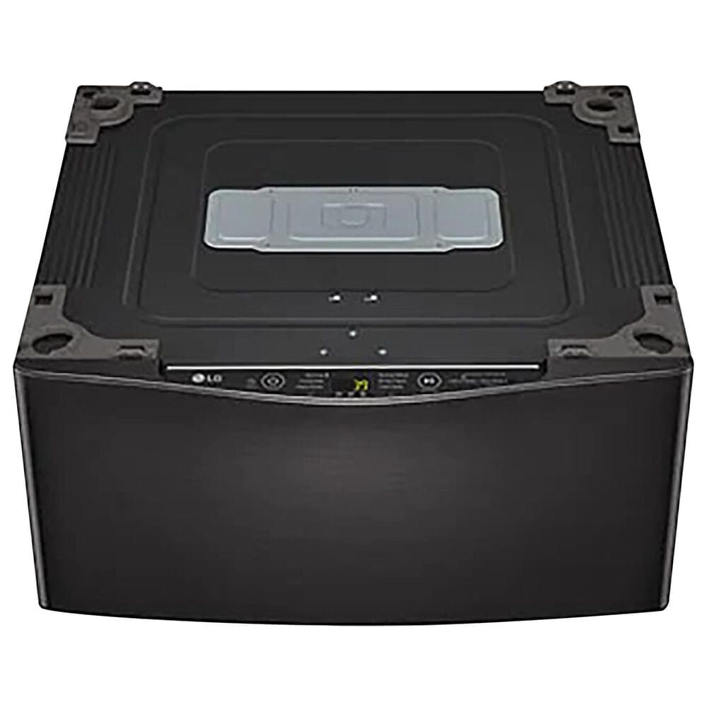 LG Sidekick Pedestal Washer in Black Steel, , large