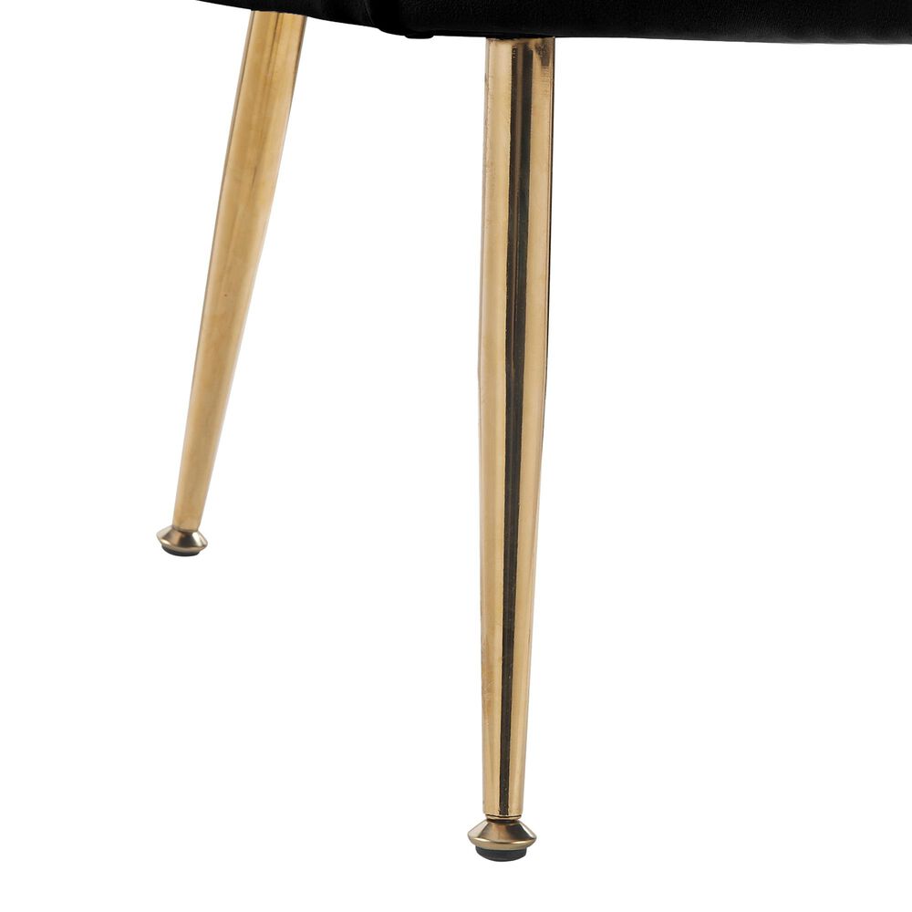 Lilola Home Angelina Accent Chair in Black, , large