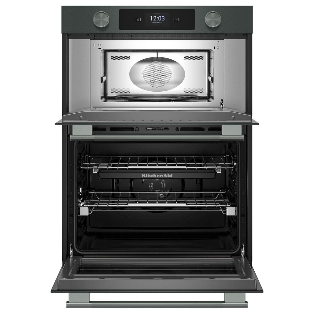KitchenAid 2-Piece Kitchen Package with Juniper 30" Smart Combination Wall Oven and Black 30" Induction Cooktop, , large