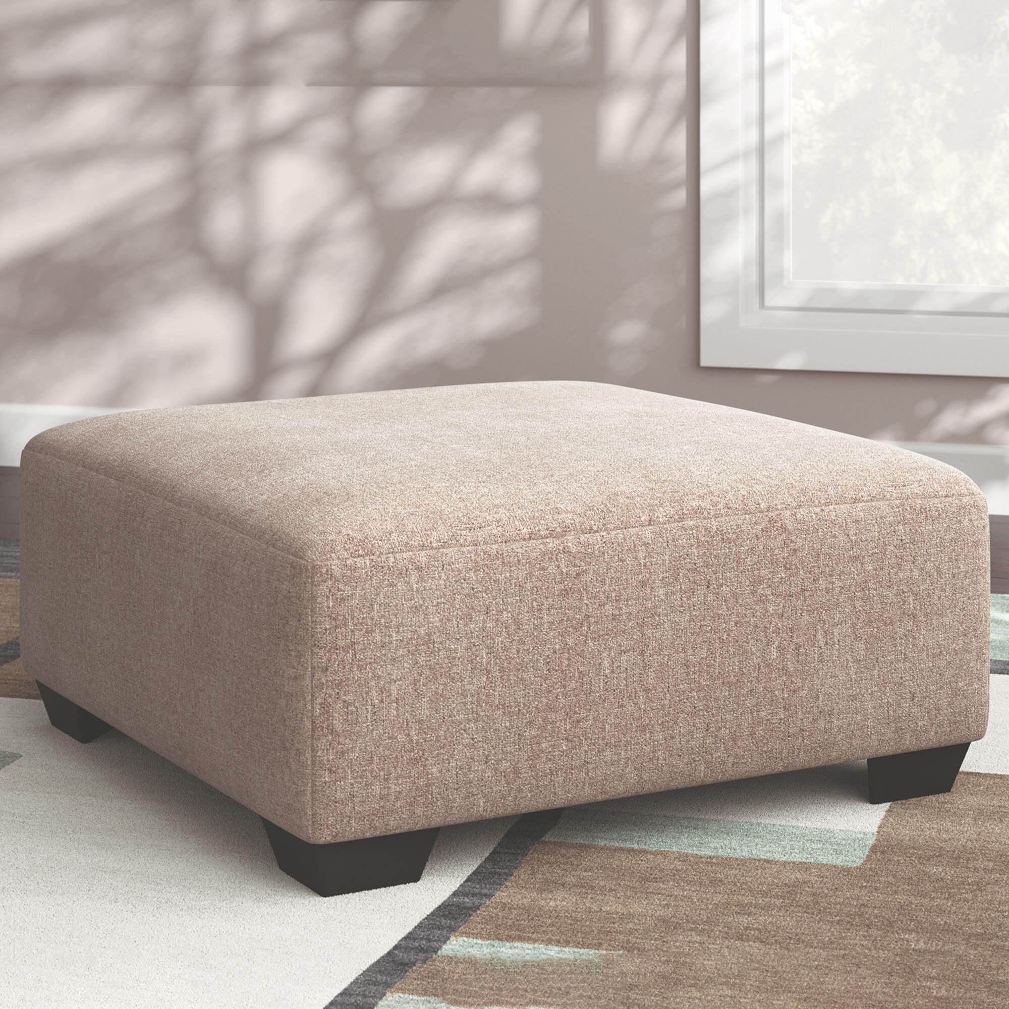 Ashley Seyler Lane Ottoman in Hemp