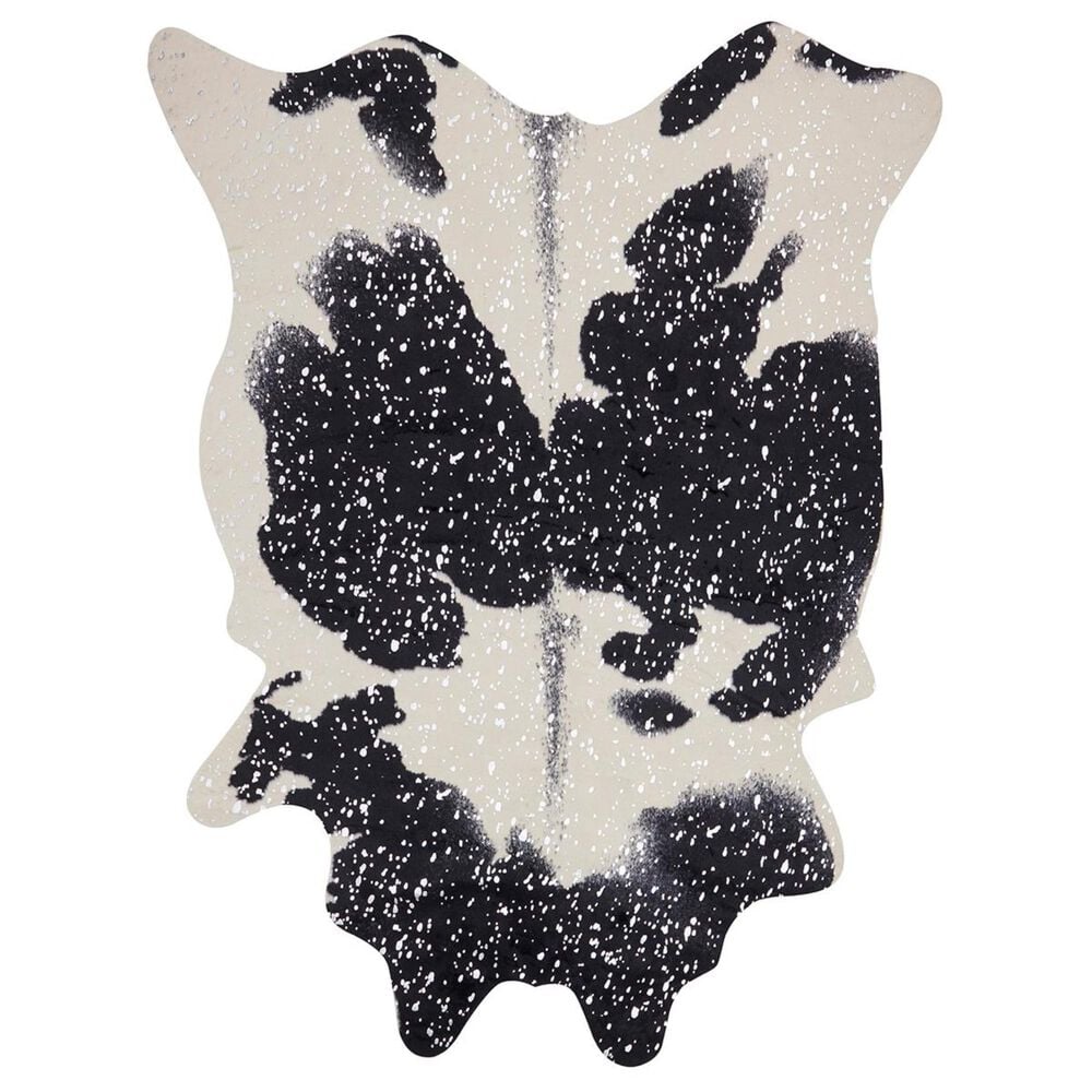 Loloi Bryce BZ-01 5" x 6"6" Black and Silver Area Rug, , large