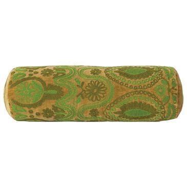 Teak Interiors Botanist 21" x 7" Bolster Throw Pillows in Green, , large