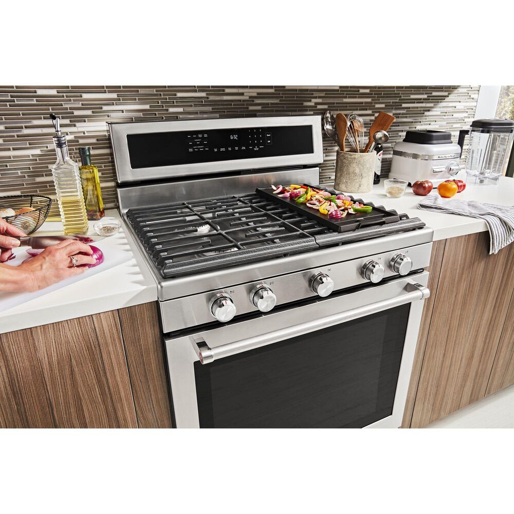 KitchenAid 2-Piece Kitchen Package with 5.8 Cu Ft. Gas Range ...