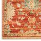 Nourison Antique Bloom Brick 9" x 12" Area Rug, , large