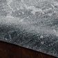 Nourison Silk Shadows 5"6" x 7"5" Blue and Stone Area Rug, , large