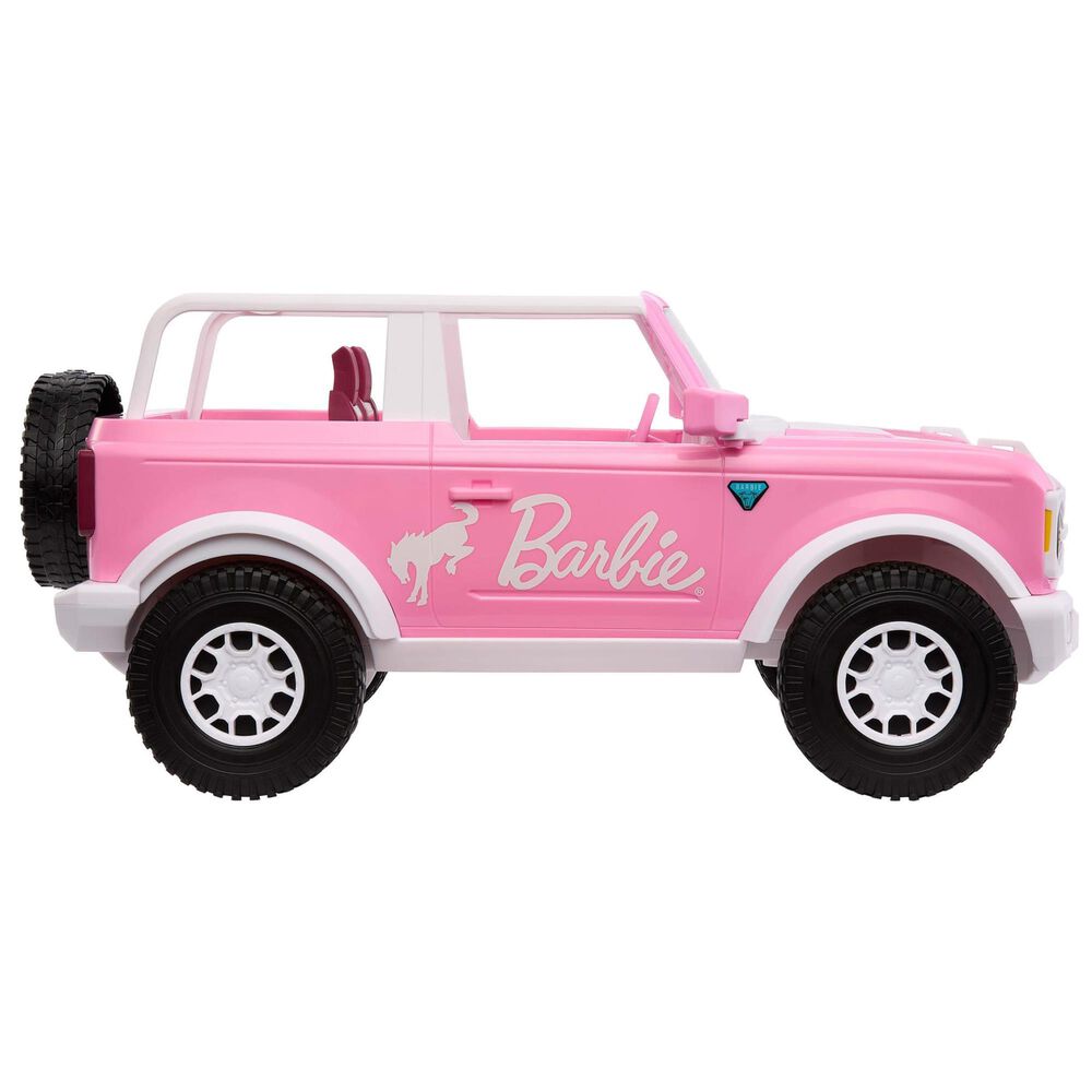 Hot Wheels Barbie Ford Bronco Battery-Powered Vehicle with Remote-Control, , large