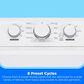 Midea 7 Cu. Ft. Front Load Electric Dryer in White, , large
