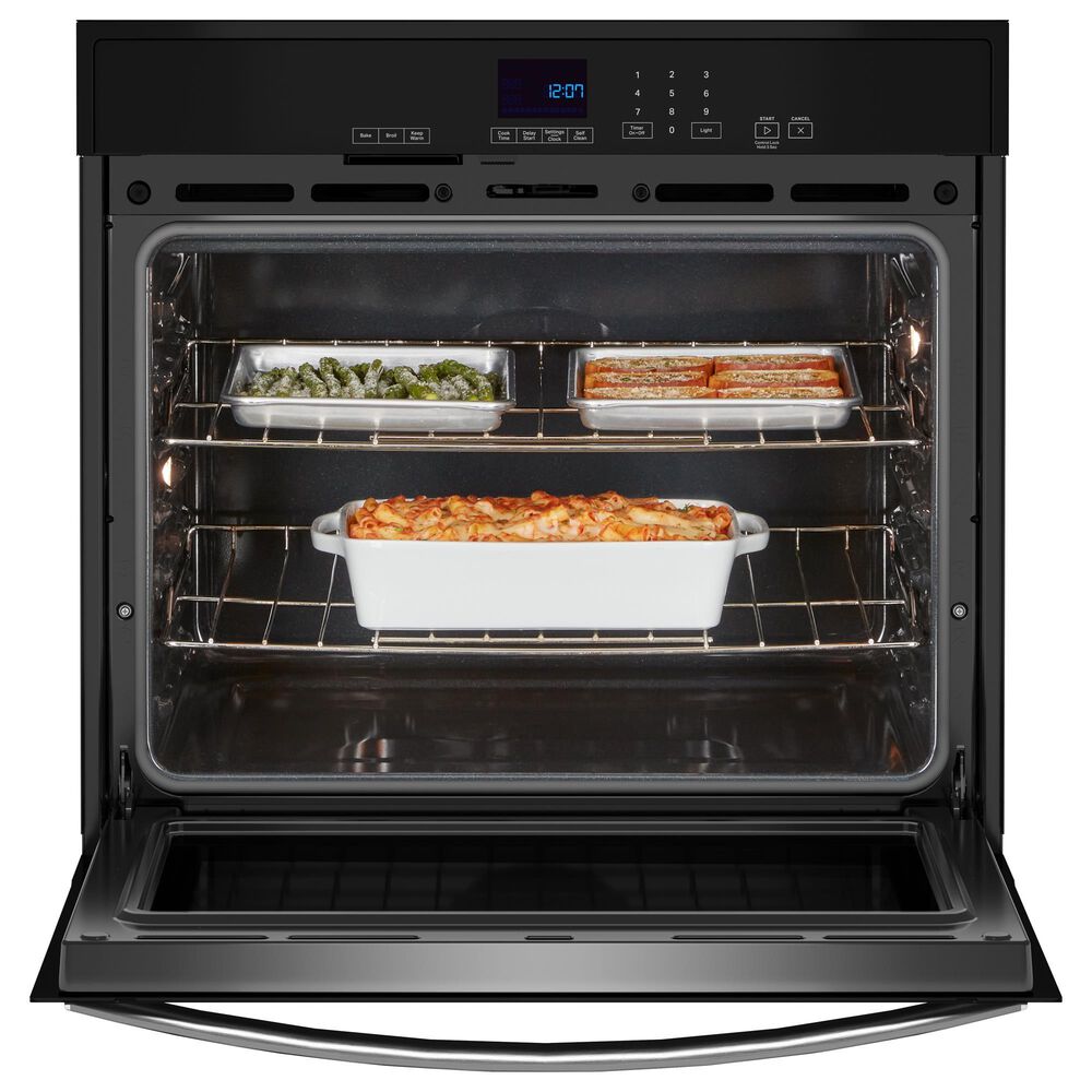 Whirlpool 30&quot; Single Self-Cleaning Wall Oven in Stainless Steel, , large