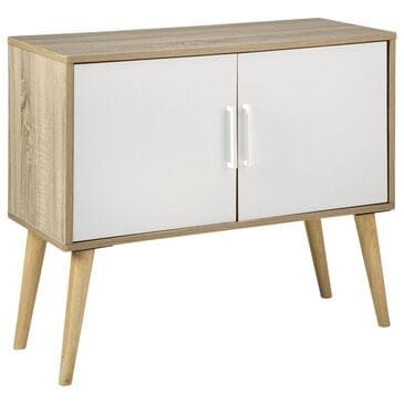 Ashley Orinfield Accent Cabinet in Natural and White, , large